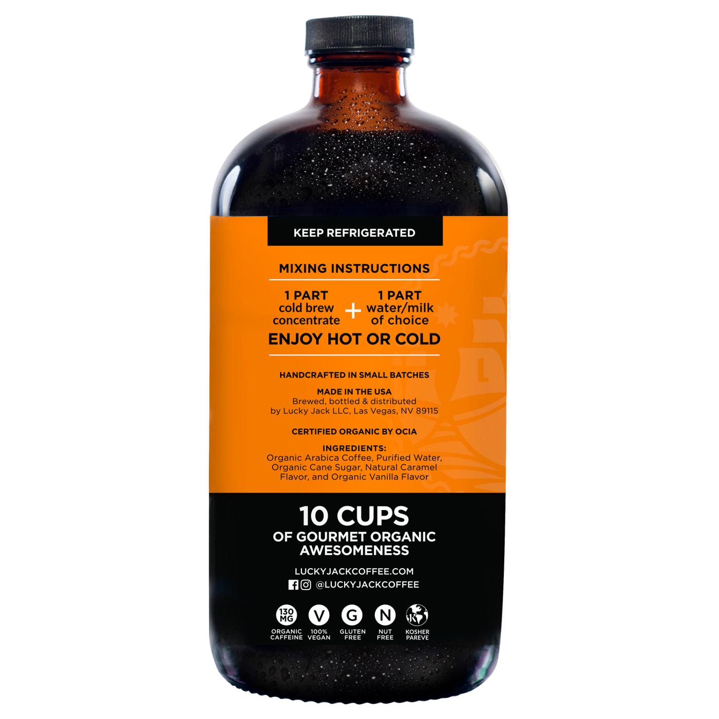 Lucky Jack Caramel Cold Brew Coffee Concentrate Shop Coffee at HEB