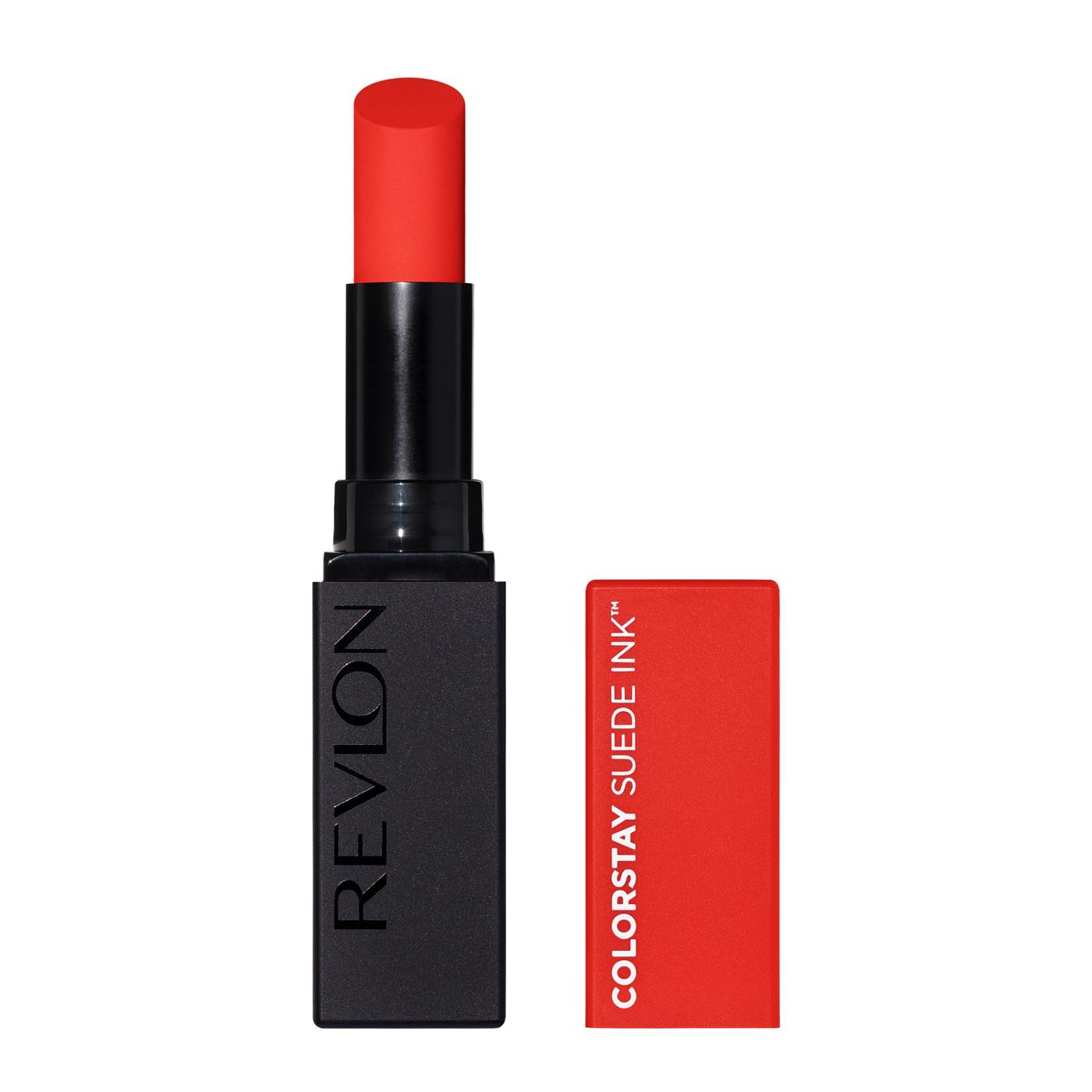 Revlon Colorstay Suede Ink Lipstick - Feed The Flame; image 2 of 5