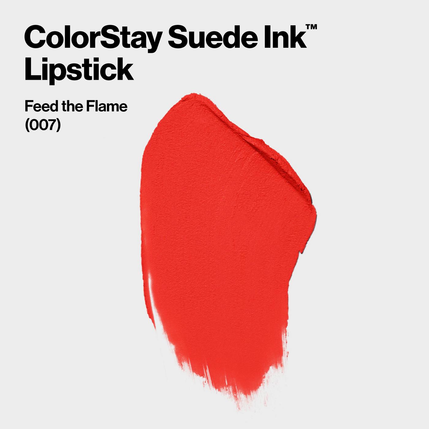 Revlon Colorstay Suede Ink Lipstick - Feed The Flame; image 4 of 5