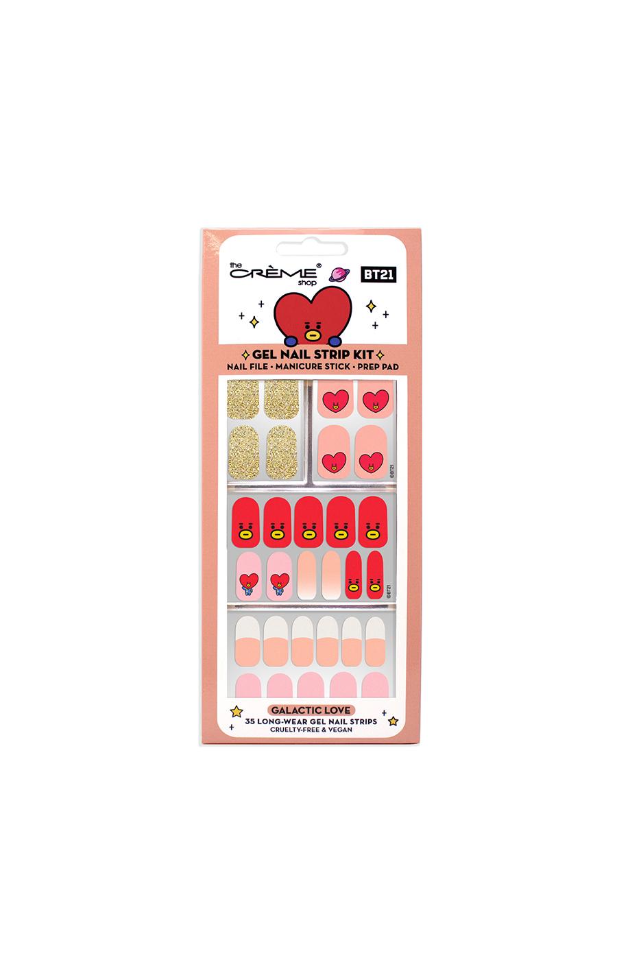 The Crème Shop Gel Nail Strip Kit Galactic Love Shop Manicure