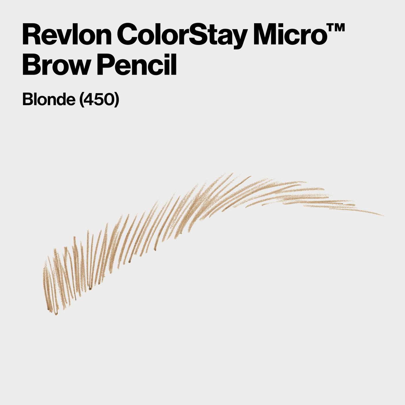 Revlon ColorStay Micro Brow Pencil - Blonde; image 3 of 9