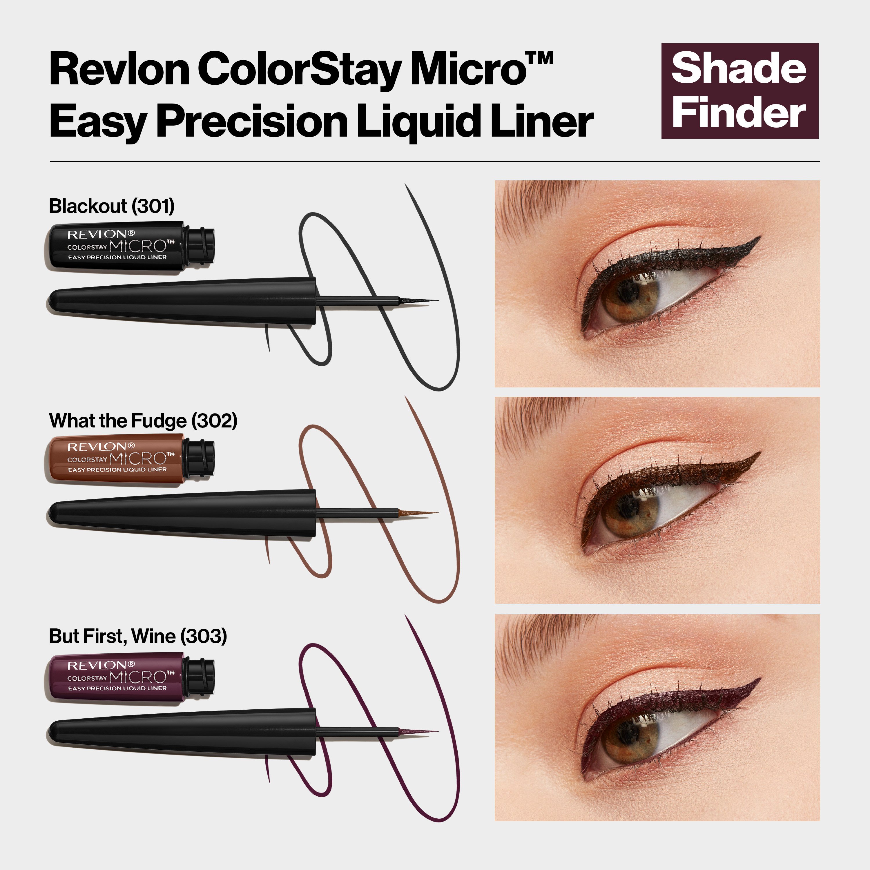 Revlon ColorStay Micro-Brauenstift Mit Rollenbürste – Dunkelbraun 456, Wasserfest & Natürlich Aussehend