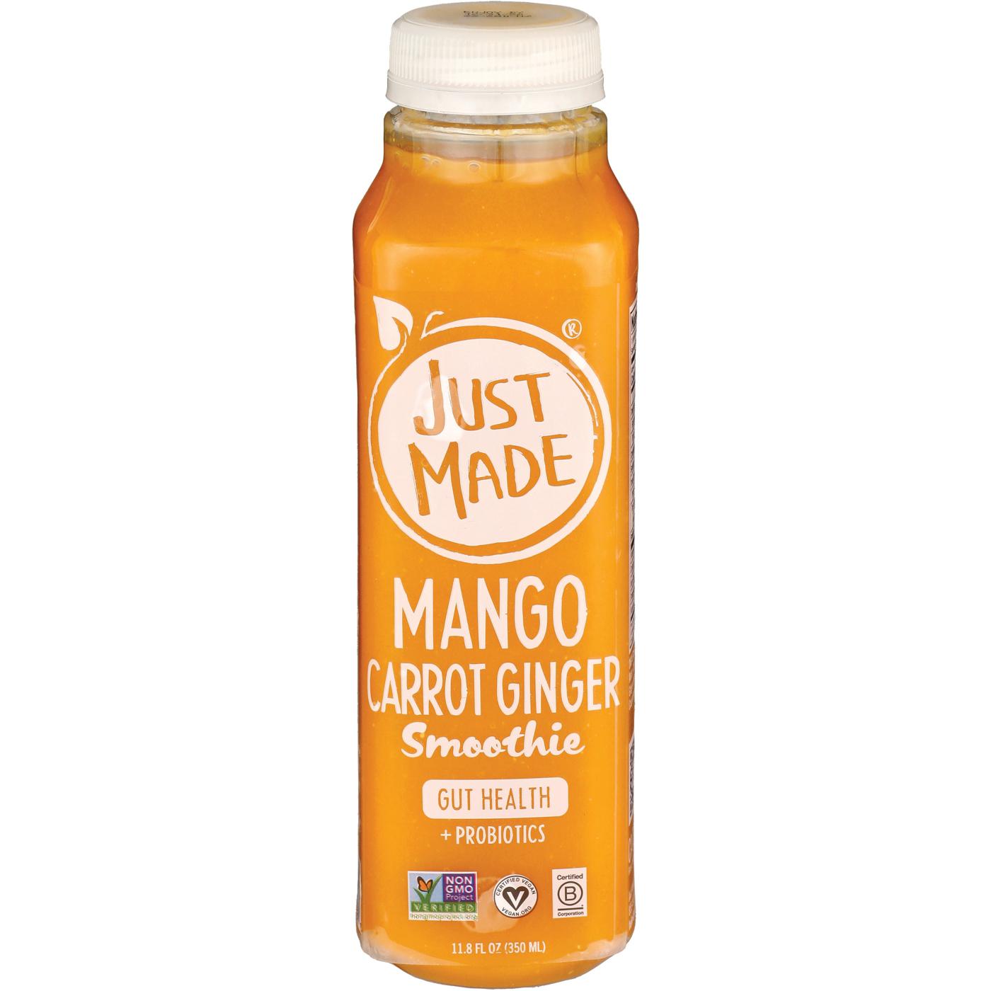Just Made Mango Carrot Ginger Gut Health + Probiotics Smoothie; image 1 of 2