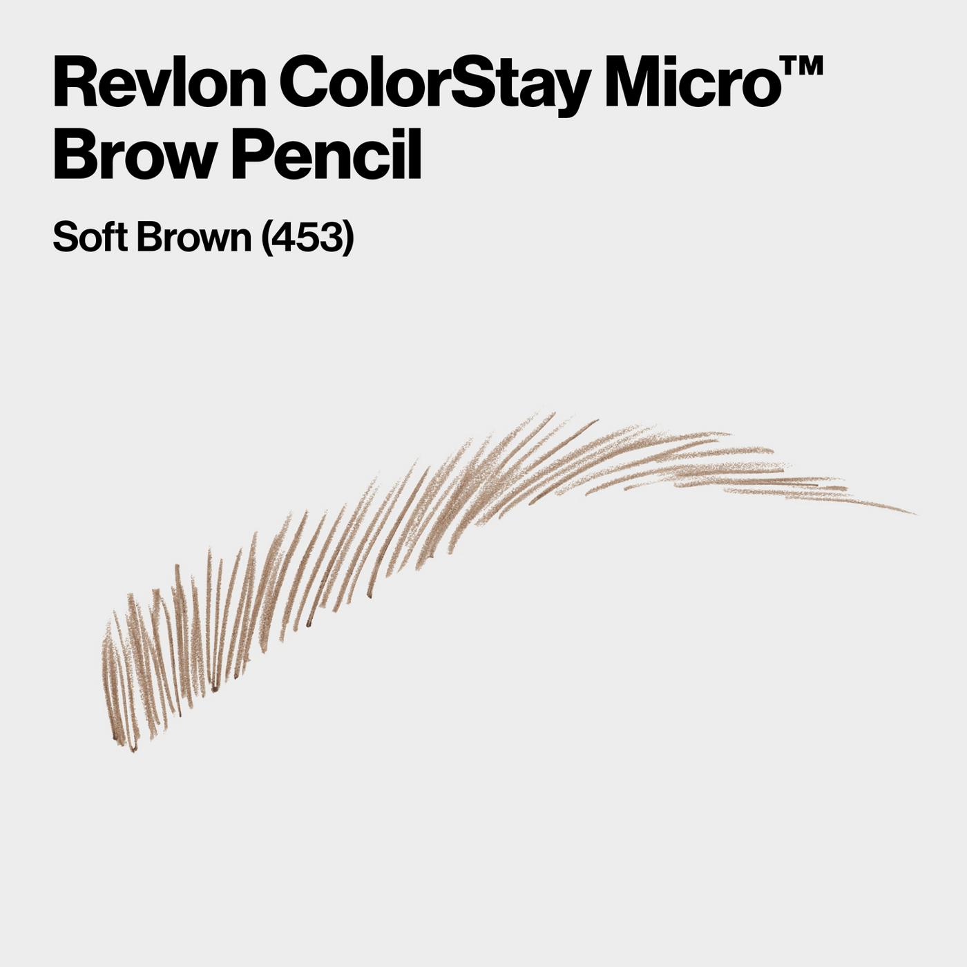 Revlon ColorStay Micro Brow Pencil - Soft Brown; image 5 of 12