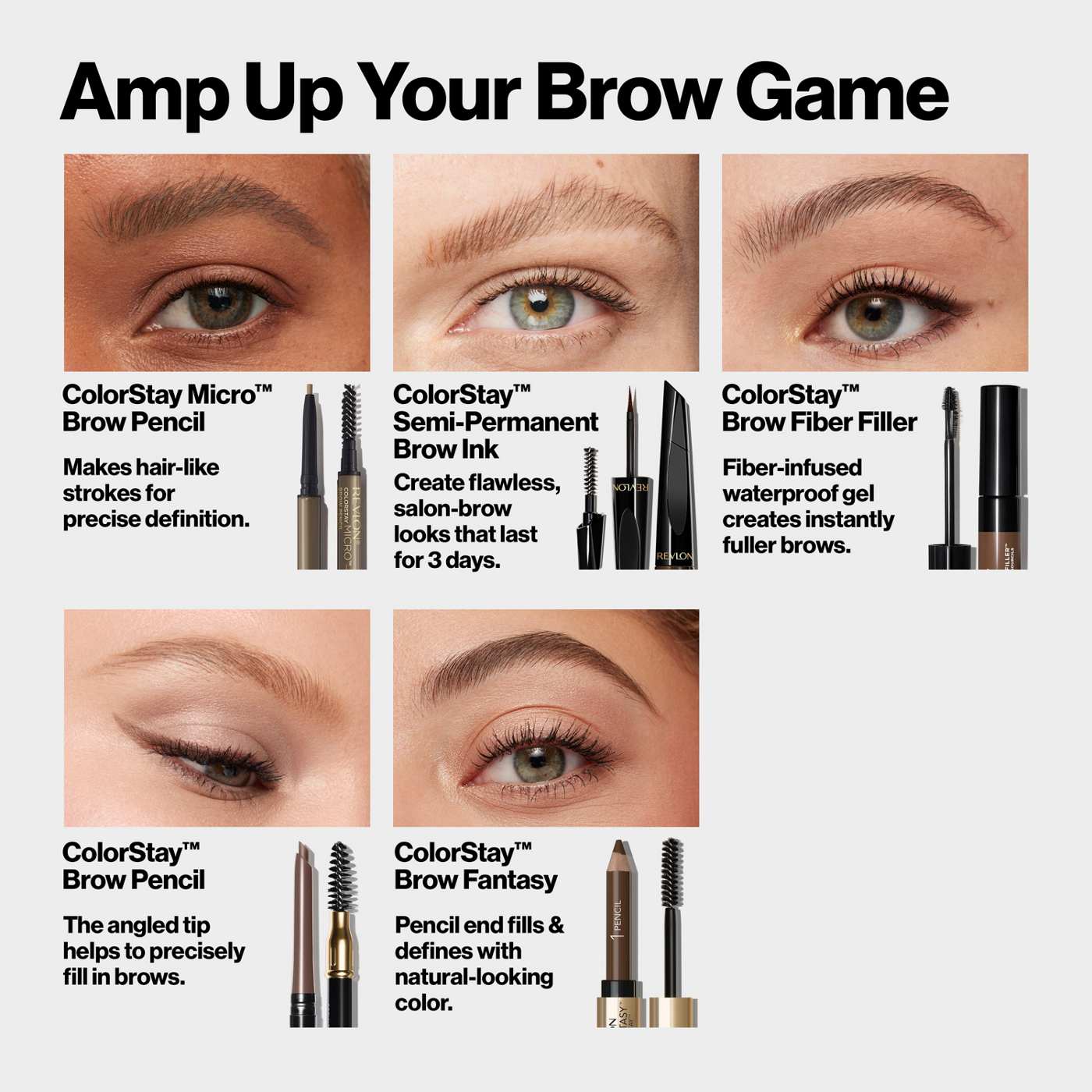 Revlon ColorStay Micro Brow Pencil - Soft Brown; image 8 of 12