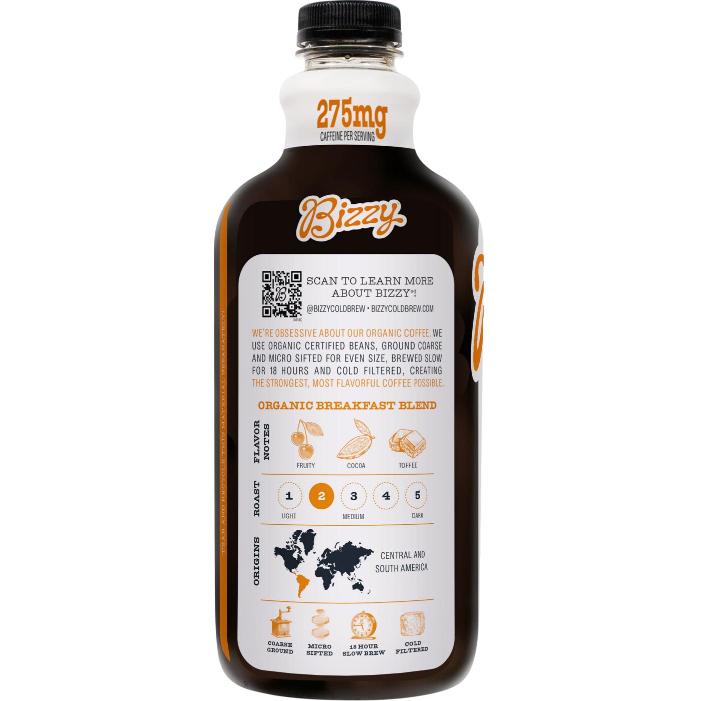 Bizzy Organic Breakfast Blend Unsweetened Cold Brew Coffee; image 4 of 6