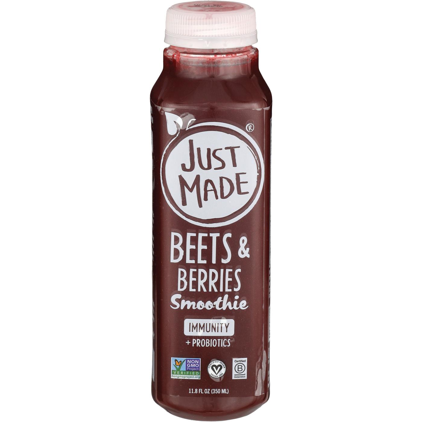 Just Made Beets & Berries Immunity + Probiotics Smoothie Shop Shakes