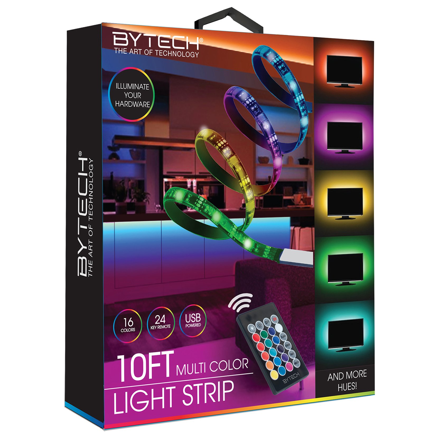 Bytech Multi Color Light Strip with Remote Shop Lamps & lights at HEB