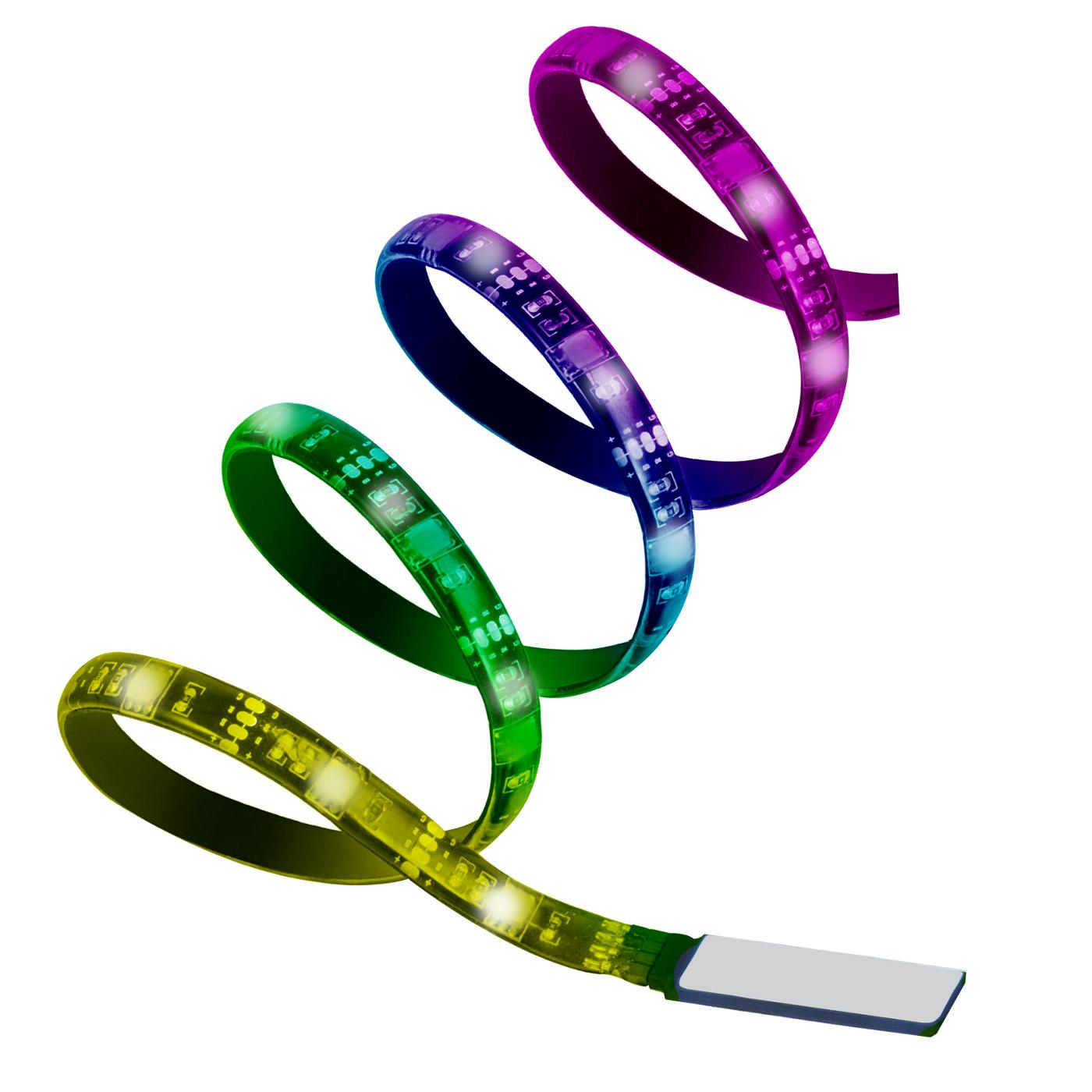 Bytech Multi Color Light Strip with Remote Shop Lamps & lights at HEB