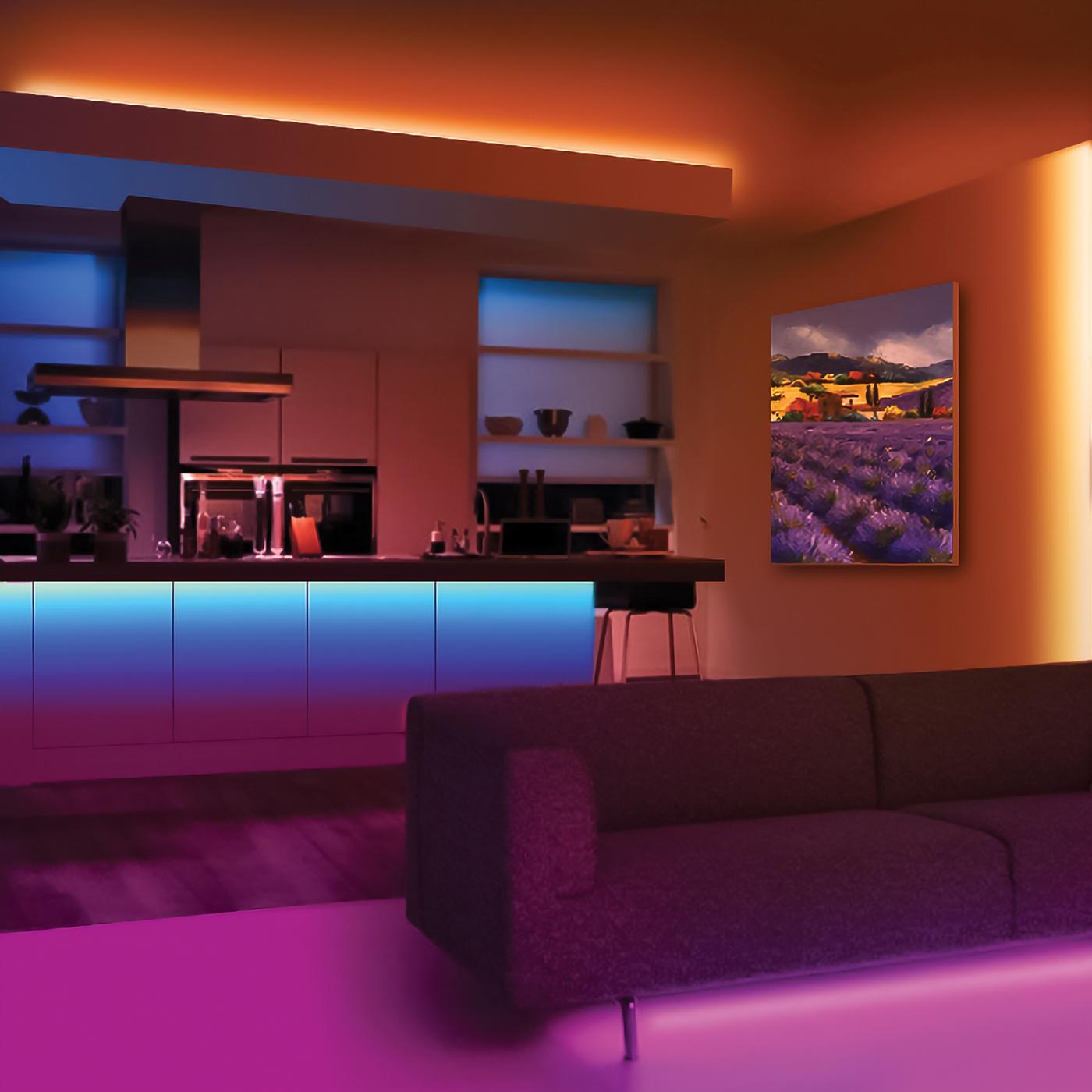 Bytech Multi Color Light Strip with Remote Shop Lamps & lights at HEB