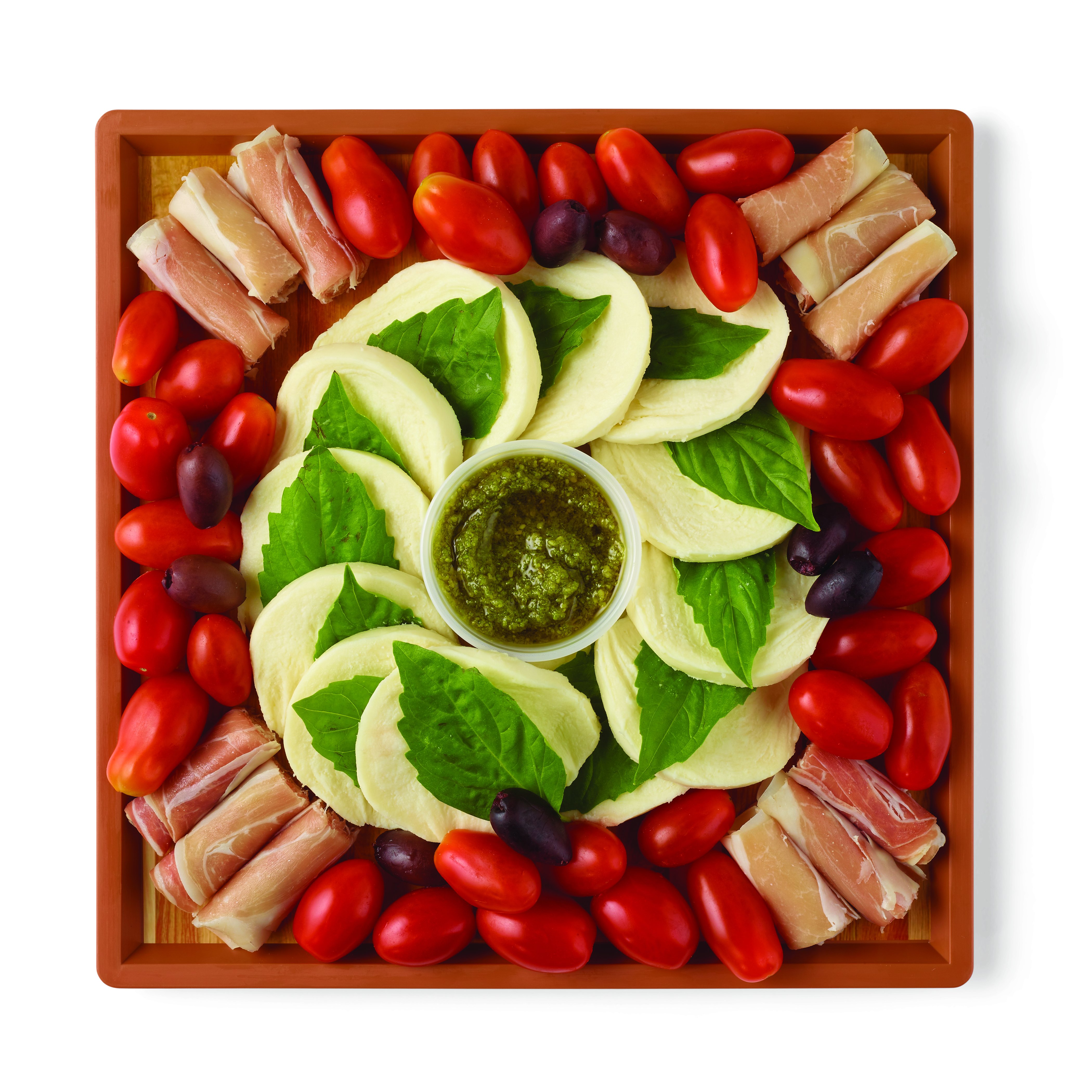 H-E-B Deli Medium Cheese Board - Caprese - Shop Standard Party Trays At ...