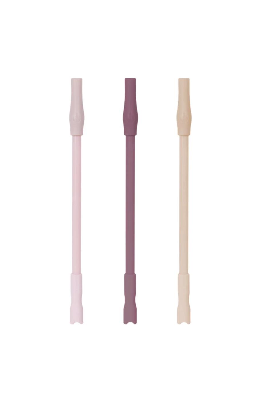 HydroJug Pink Neutrals Reusable Silicone Straws; image 3 of 3