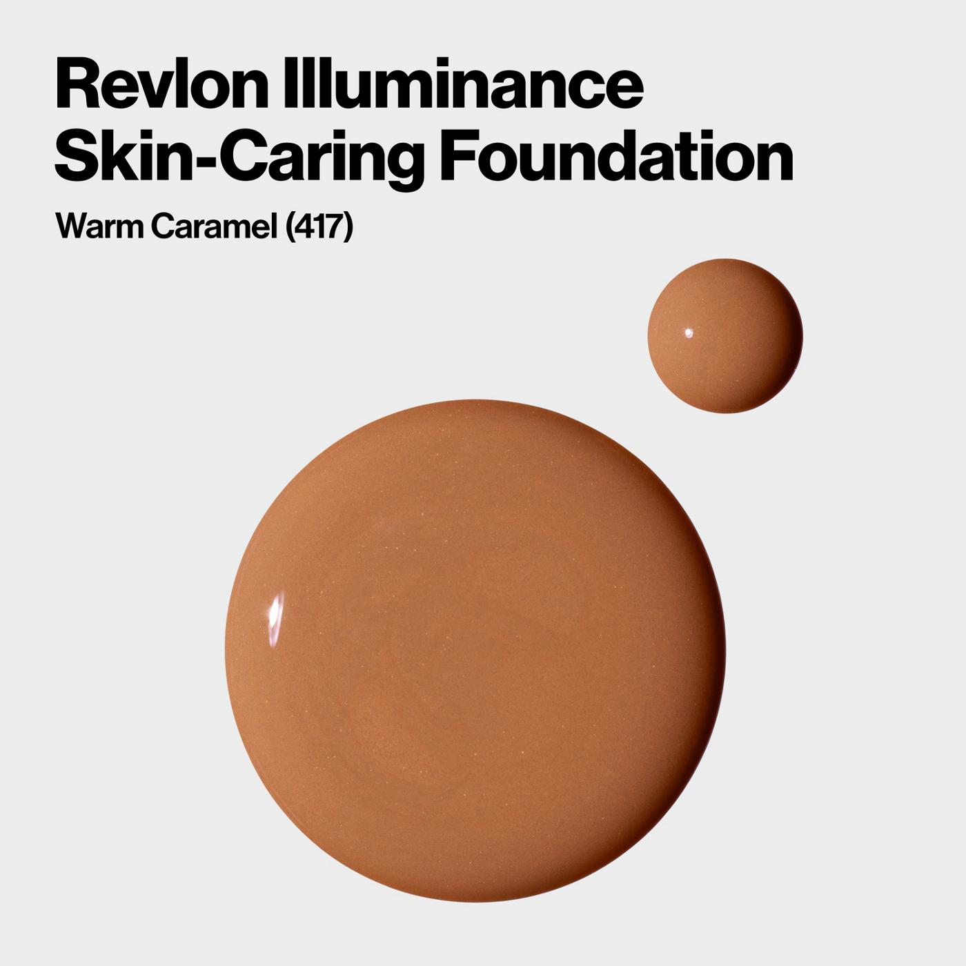 Revlon Illuminance Skin-Caring Foundation -Warm Caramel; image 3 of 3