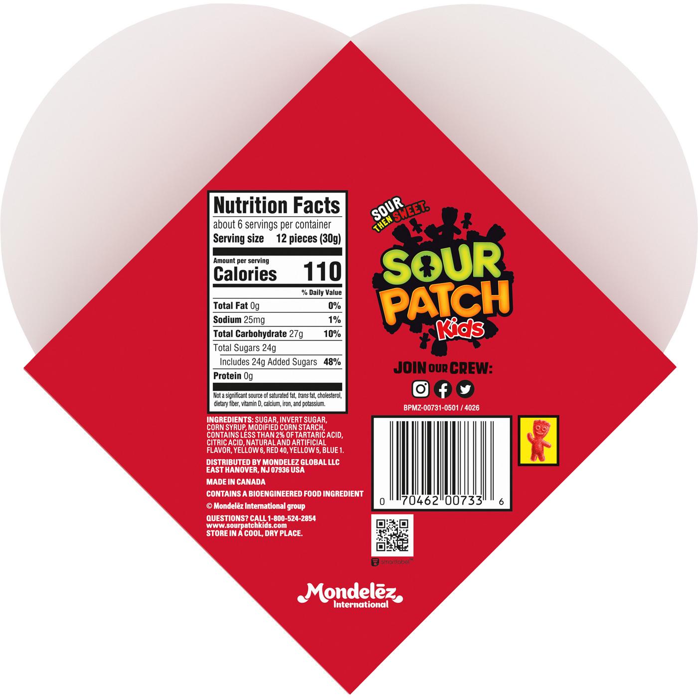 Sour Patch Kids Candy Valentine's Heart Gift Box; image 2 of 5