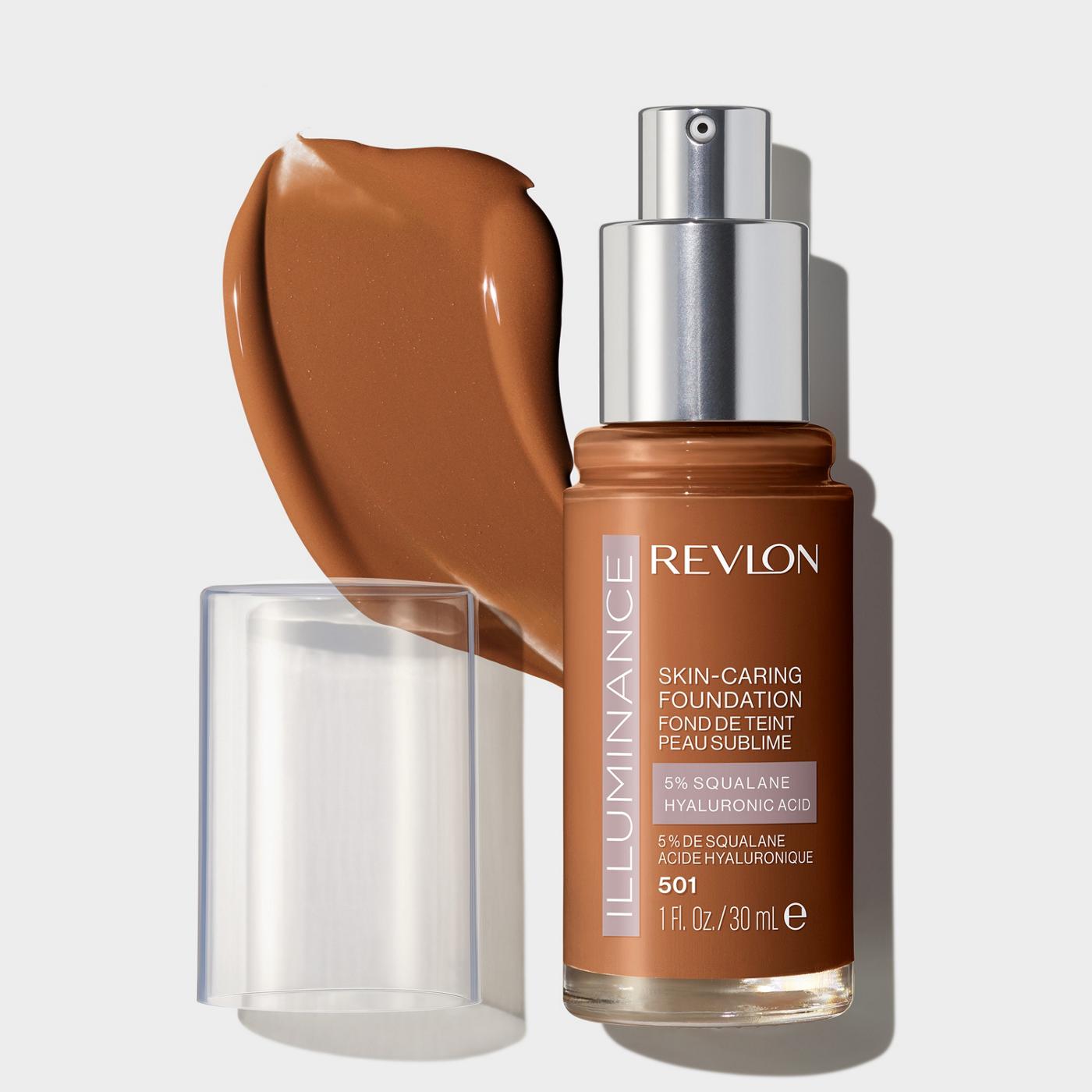 Revlon Illuminance Skin-Caring Foundation - Toast Caramel; image 2 of 3