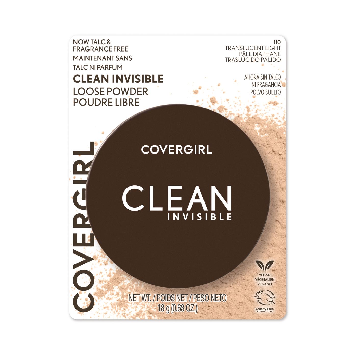 Covergirl Clean Invisible Loose Powder - Translucent Light; image 1 of 11