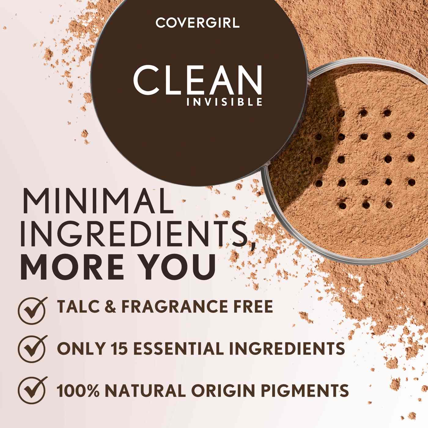 Covergirl Clean Invisible Loose Powder - Translucent Light; image 7 of 11