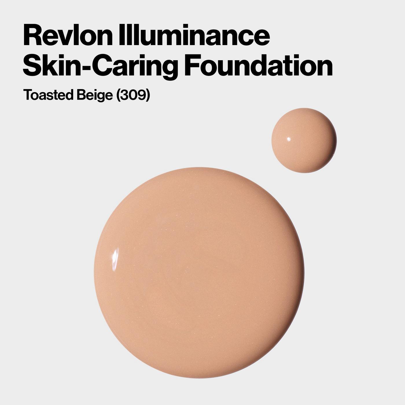 Revlon Illuminance Skin-Caring Foundation - Toast Beige; image 3 of 3