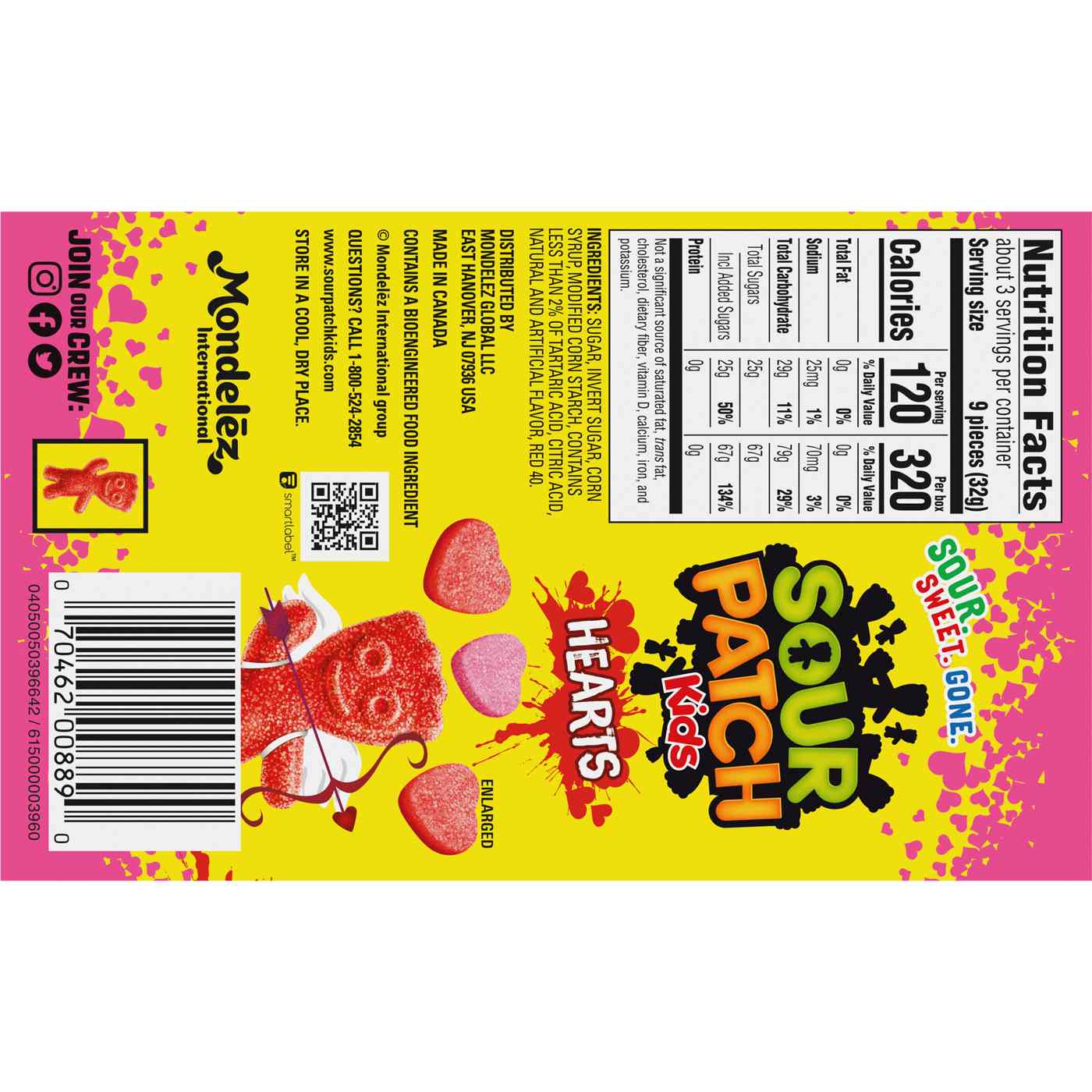 Sour Patch Kids Hearts Valentine's Candy Theater Box; image 5 of 5