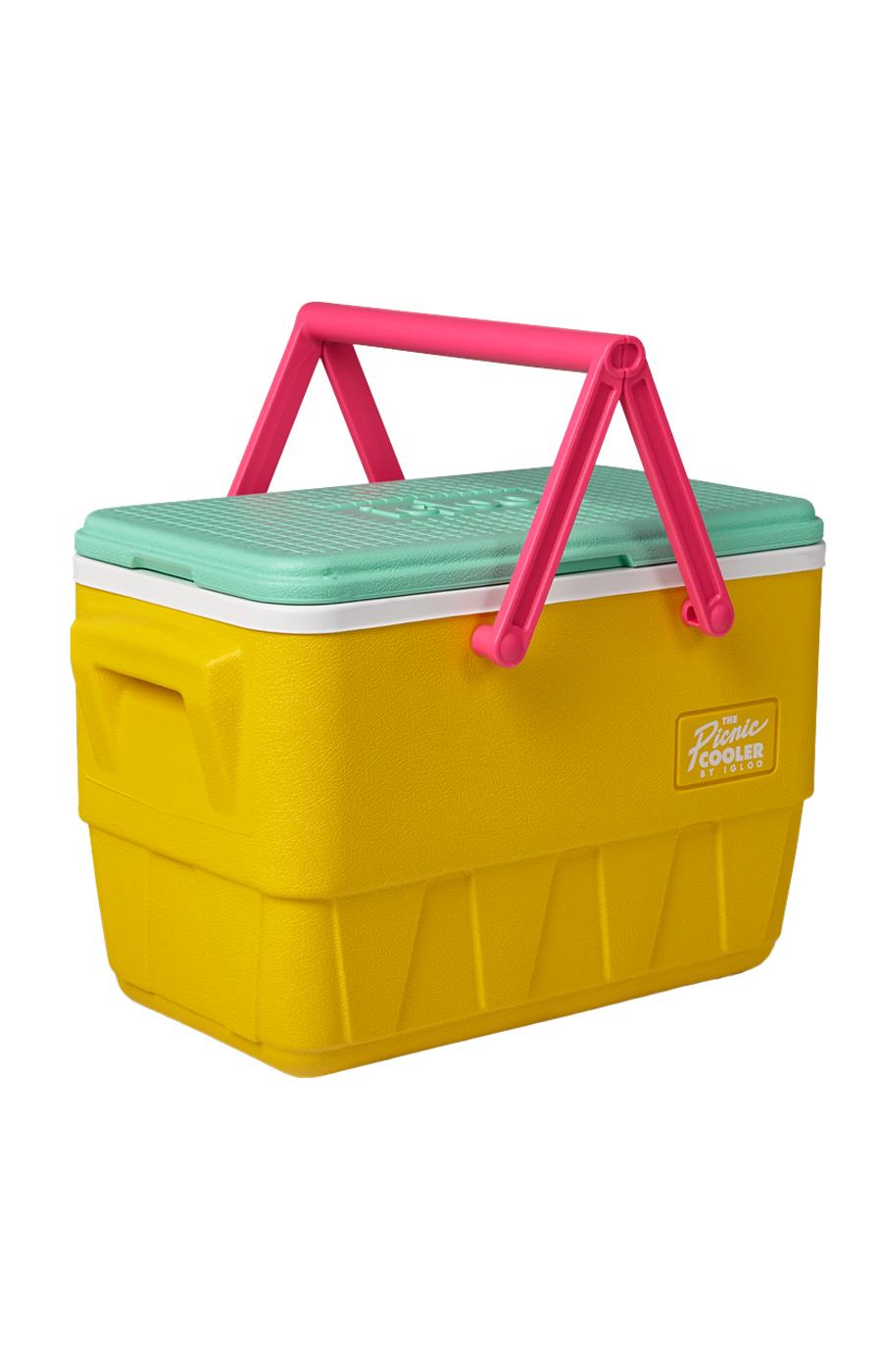 Igloo Retro Picnic Basket Hard Side Cooler - Yellow; image 2 of 2