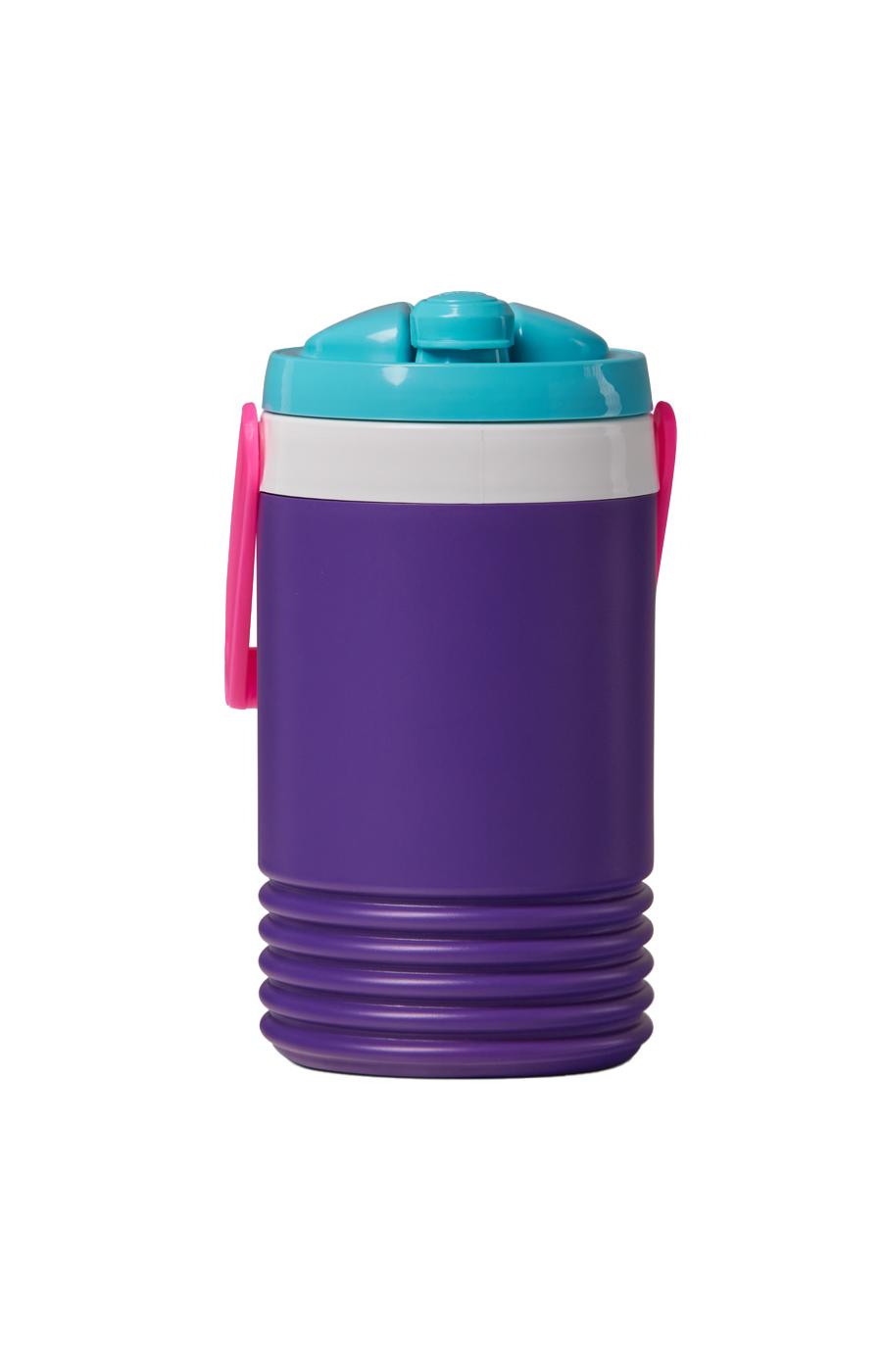 IGLOO 1/2 GALLON SPORT PURPLE PLASTIC THERMOS WATER ICE COOLER JUG