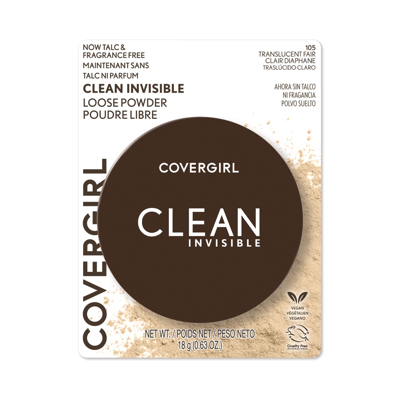 Covergirl Clean Invisible Loose Powder - Translucent Fair; image 1 of 13