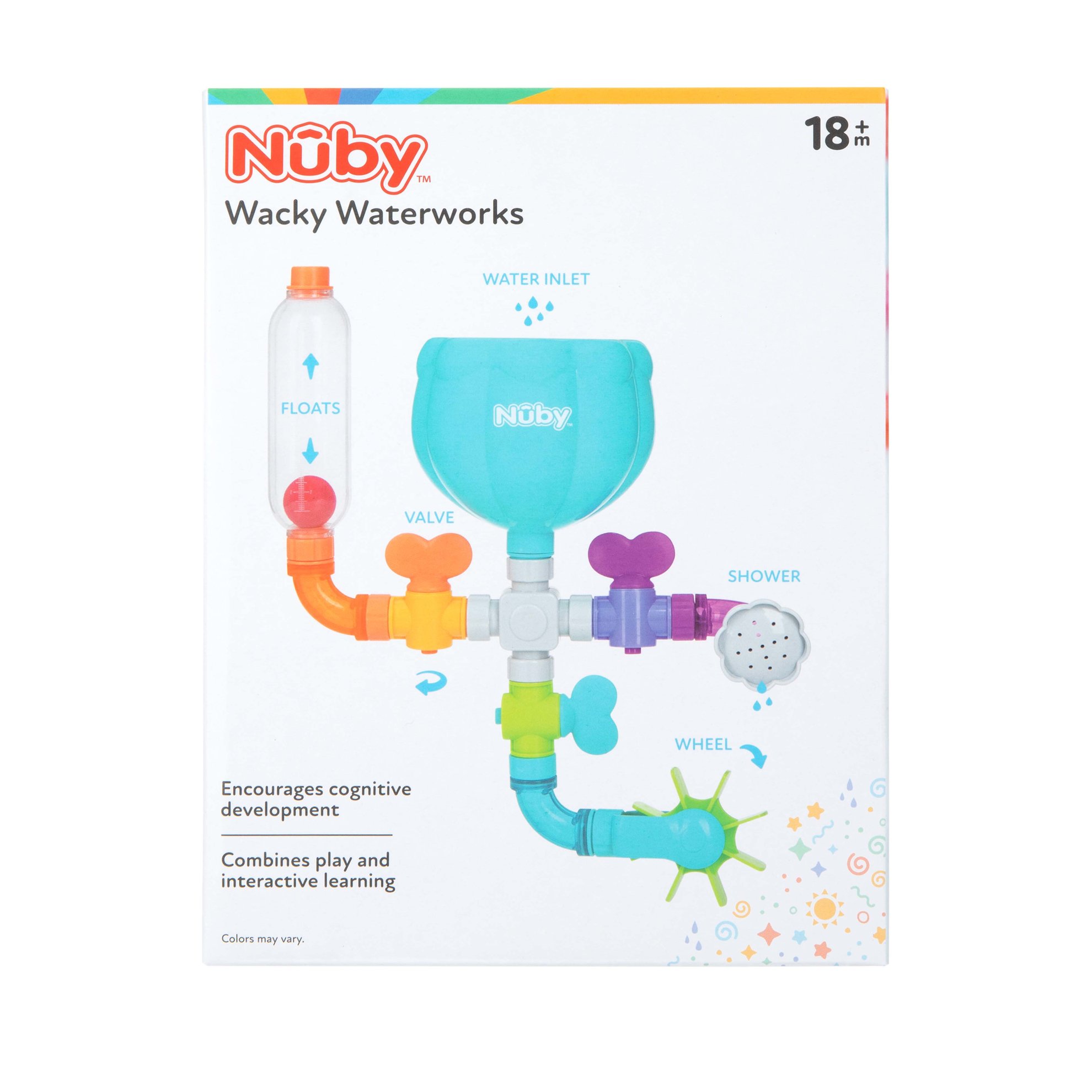 Nuby Wacky Waterworks Bath Toy Shop Baby toys at HEB