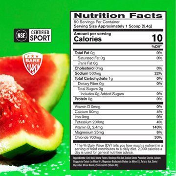 Bare Performance Nutrition Electrolytes Hydration Drink Mix - Salted Watermelon