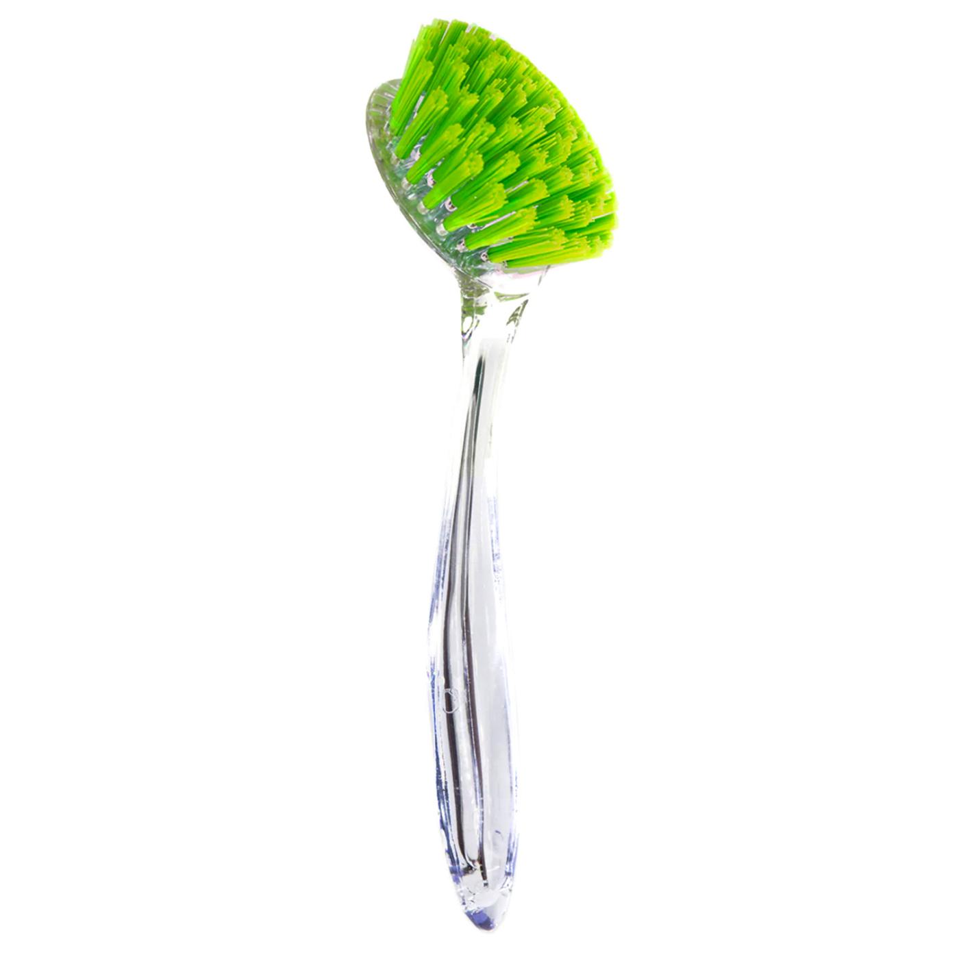 Bright Box Labs Hand Held Cleaning Dish Brush Green Shop Sponges & scrubbers at HEB