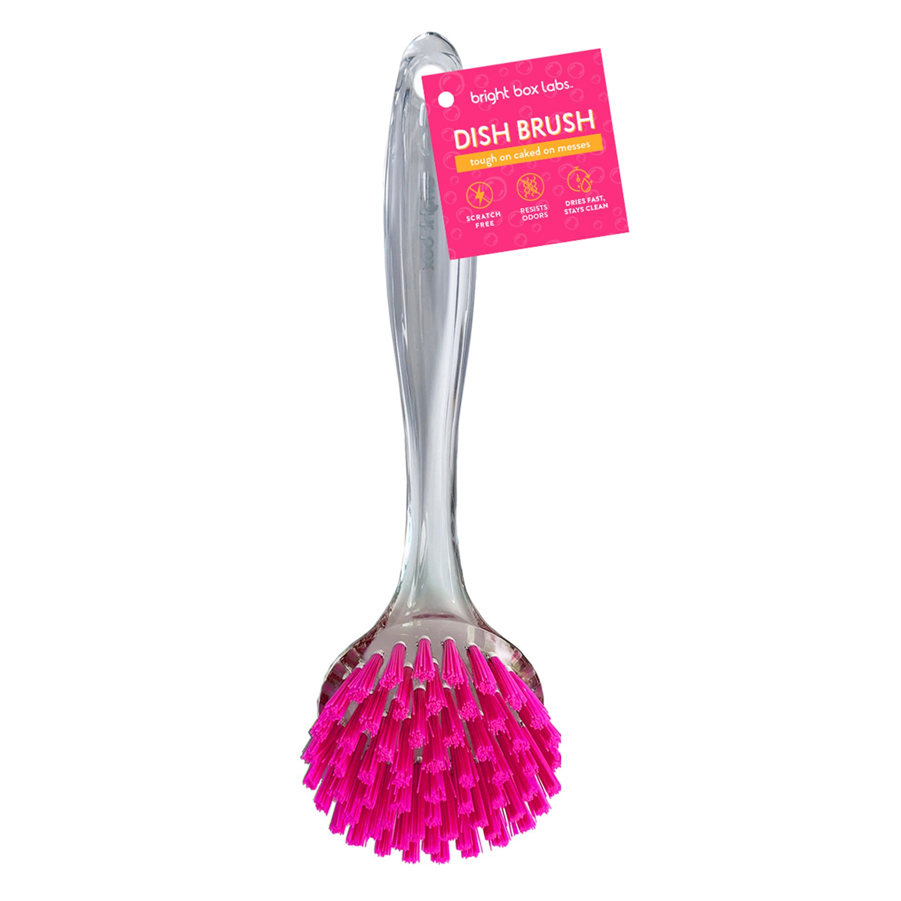 Bright Box Labs Hand Held Cleaning Dish Brush Pink Shop Cleaning