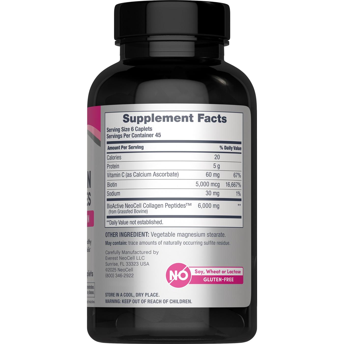 NeoCell Super Collagen + Vitamin C & Biotin Tablets; image 2 of 3