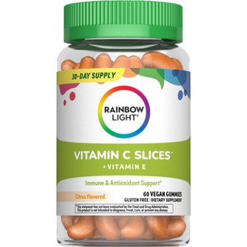 Rainbow Light High Potency Vitamin C Gummies - Citrus, 60 ct
