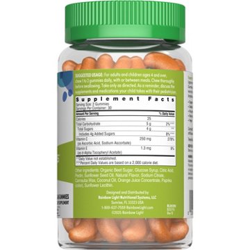 Rainbow Light High Potency Vitamin C Gummies - Citrus, 60 ct