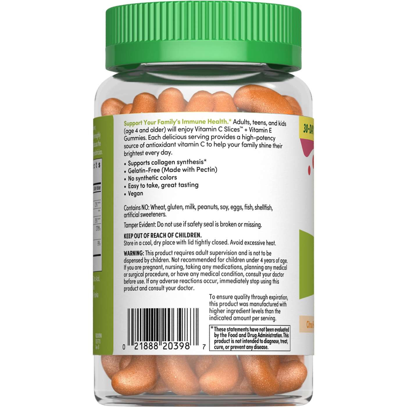 Rainbow Light High Potency Vitamin C Gummies - Citrus; image 3 of 4