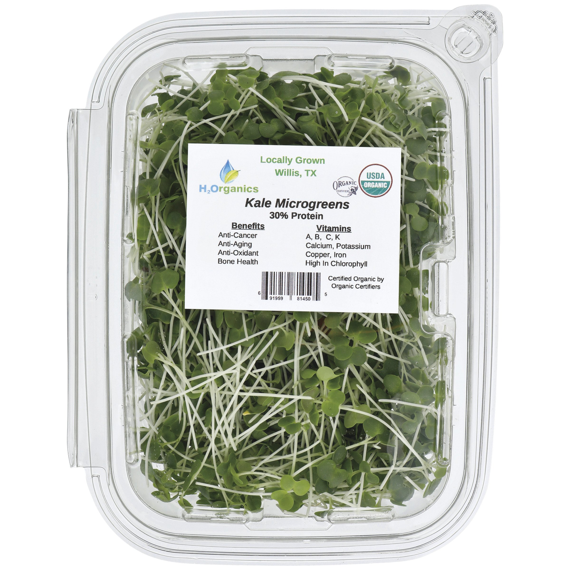 Kale Microgreens Shop Herbs at HEB