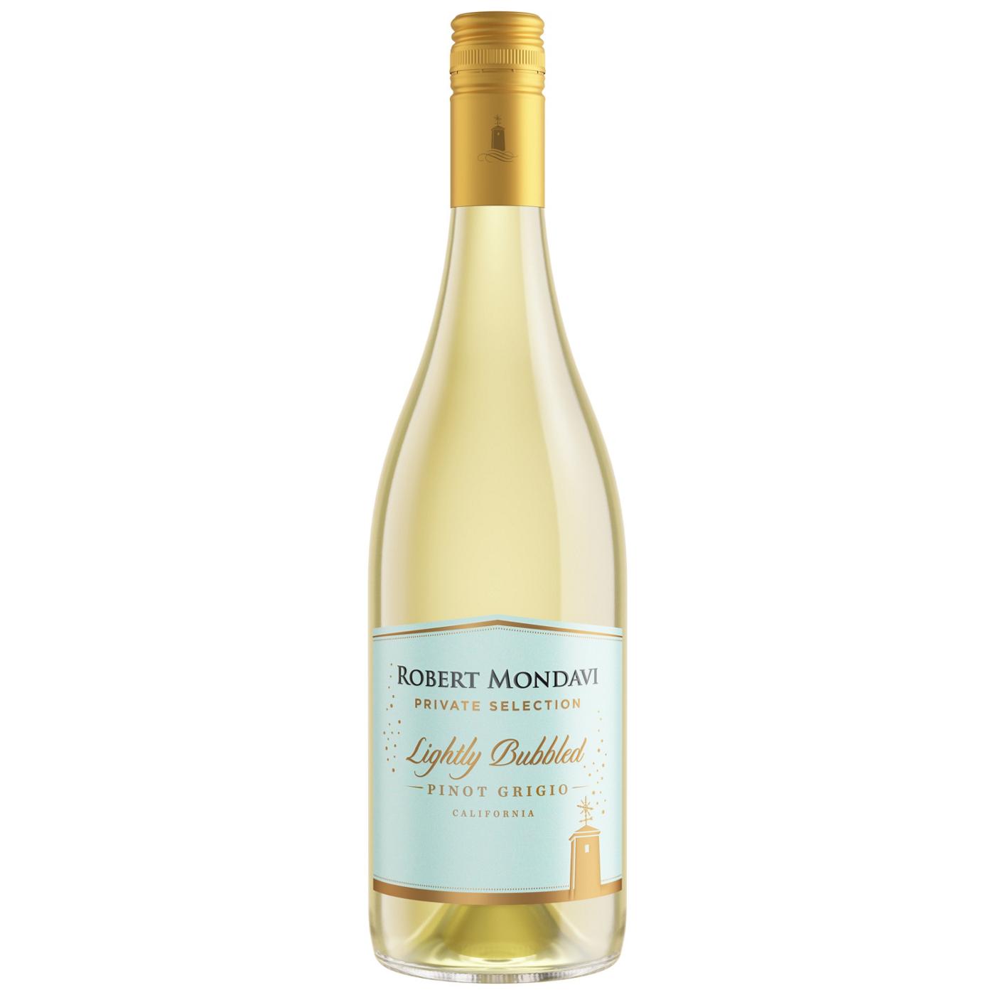 Robert Mondavi Private Selection Selection Lightly Bubbled Pinot Grigio White Wine 750 mL Bottle; image 1 of 11