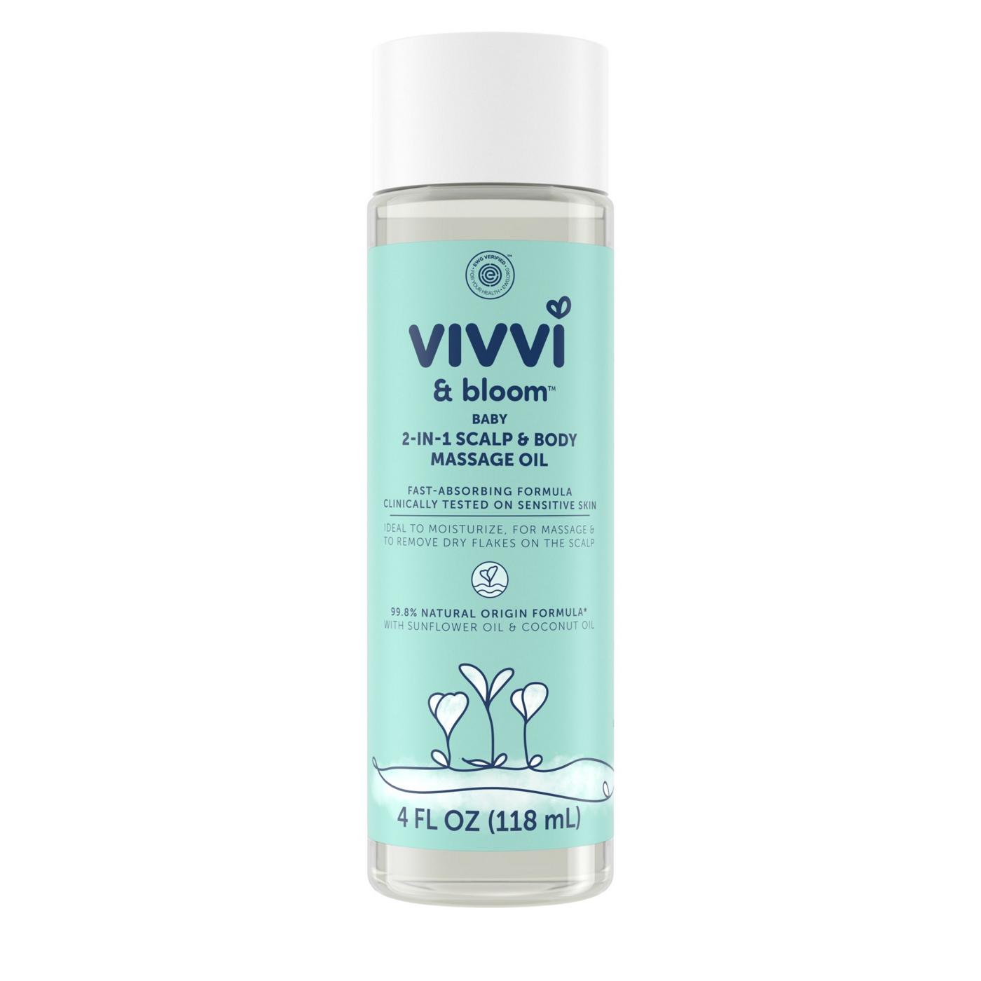 Vivvi & Bloom 2-in-1 Baby Scalp & Body Massage Oil; image 1 of 8