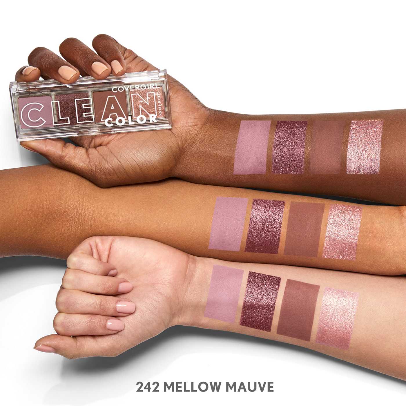 Covergirl Clean Fresh Color Eyeshadow - Mellow Mauve; image 3 of 10