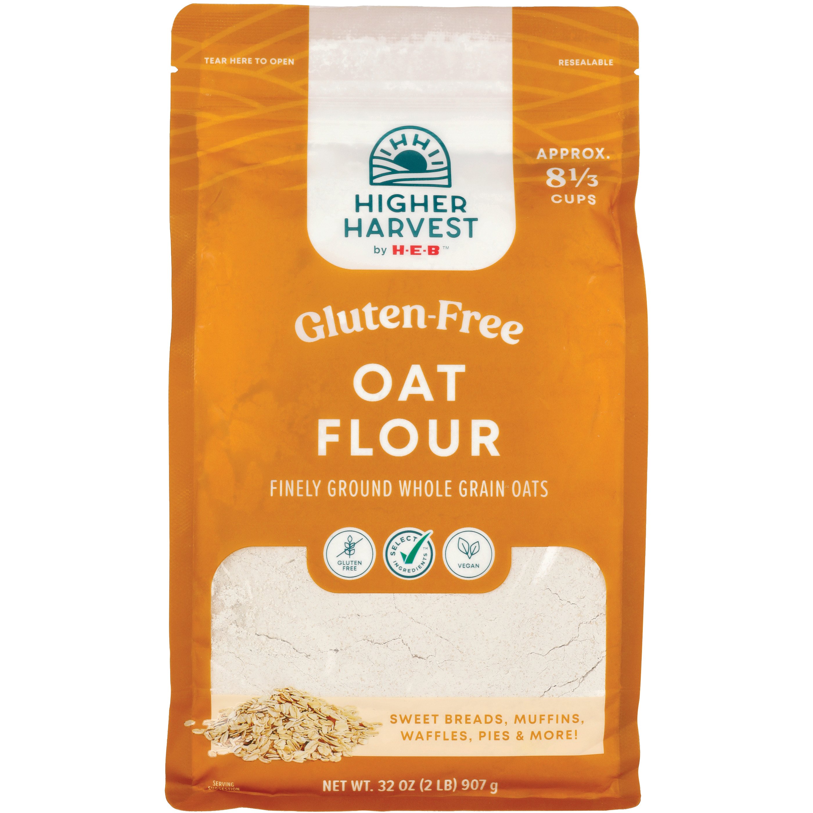 Higher Harvest by H-E-B Gluten Free Oat Flour, 2 lbs