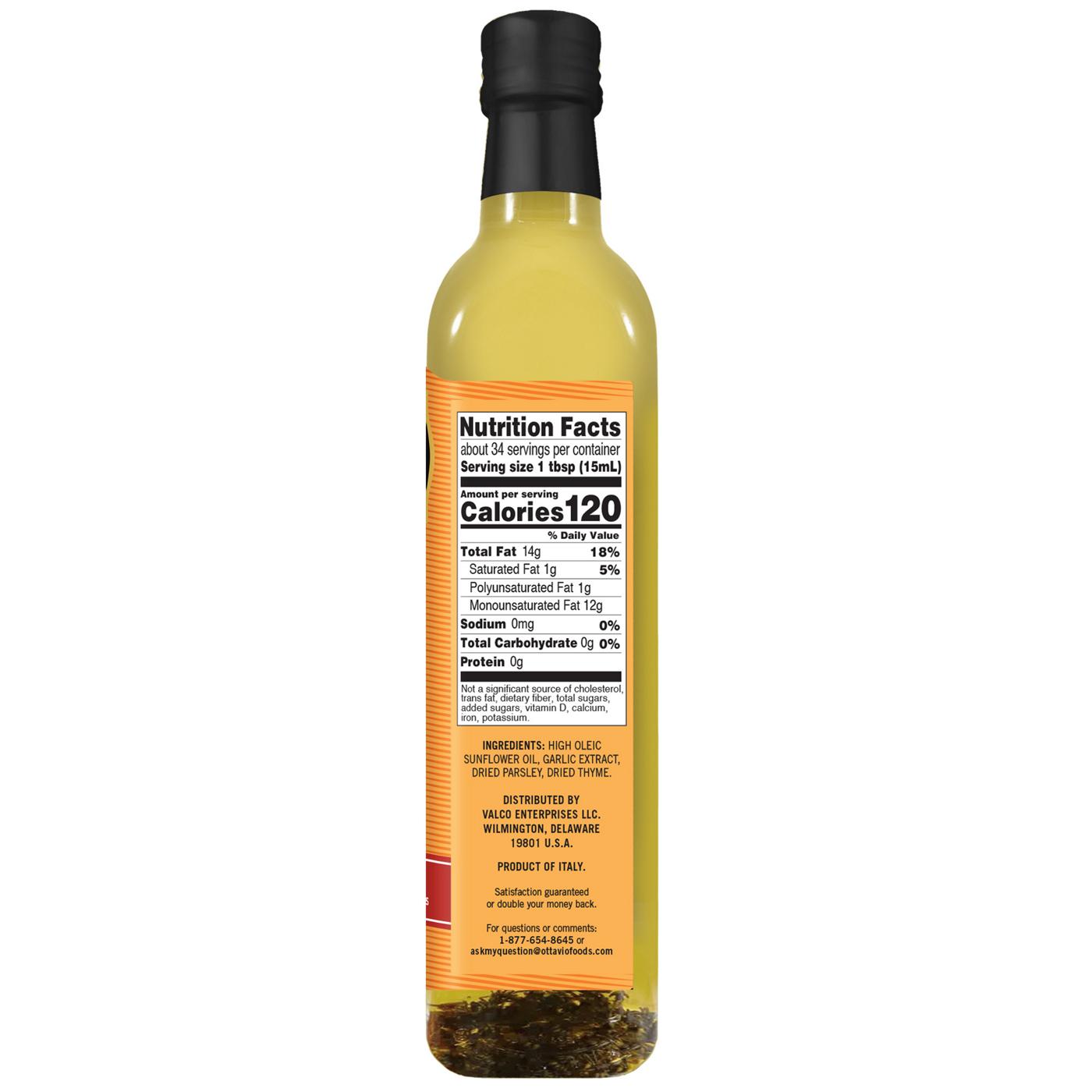 Ottavio High Oleic Sunflower Oil with Herbs; image 3 of 3