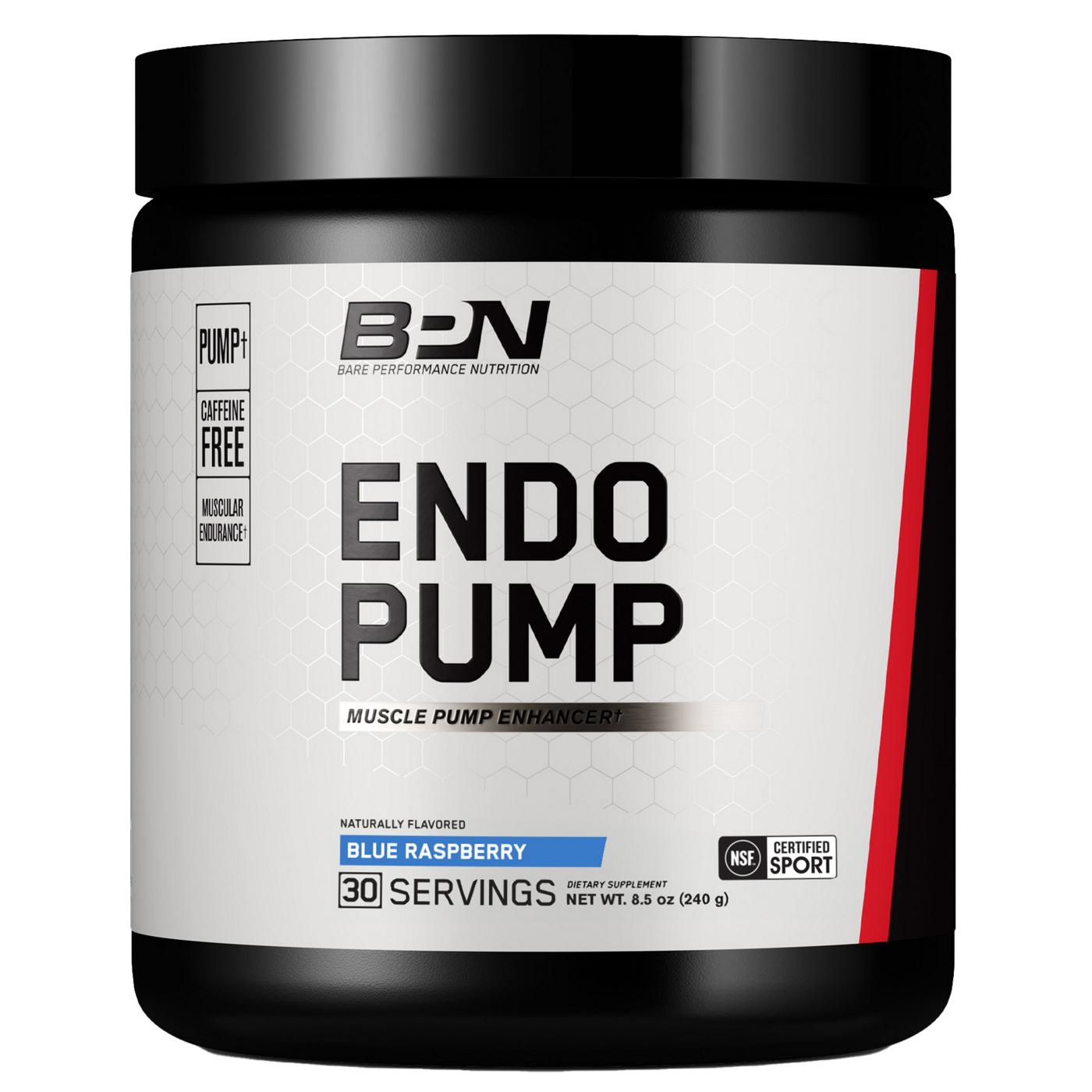 Bare Performance Nutrition Endopump Muscle Pump Enhancer - Blue Raspberry; image 1 of 2