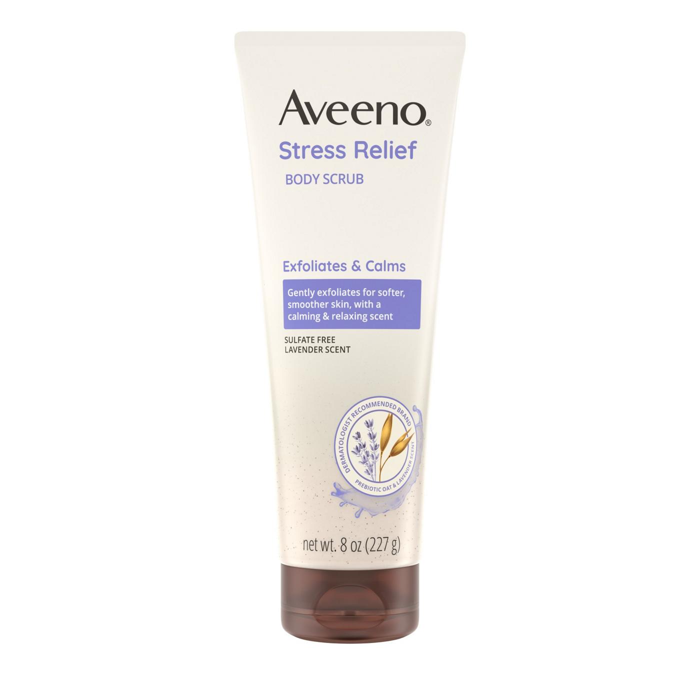 Aveeno Stress Relief Body Scrub - Lavender; image 1 of 8