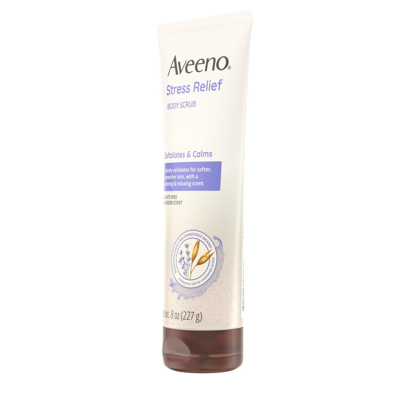 Aveeno Stress Relief Body Scrub - Lavender; image 3 of 8