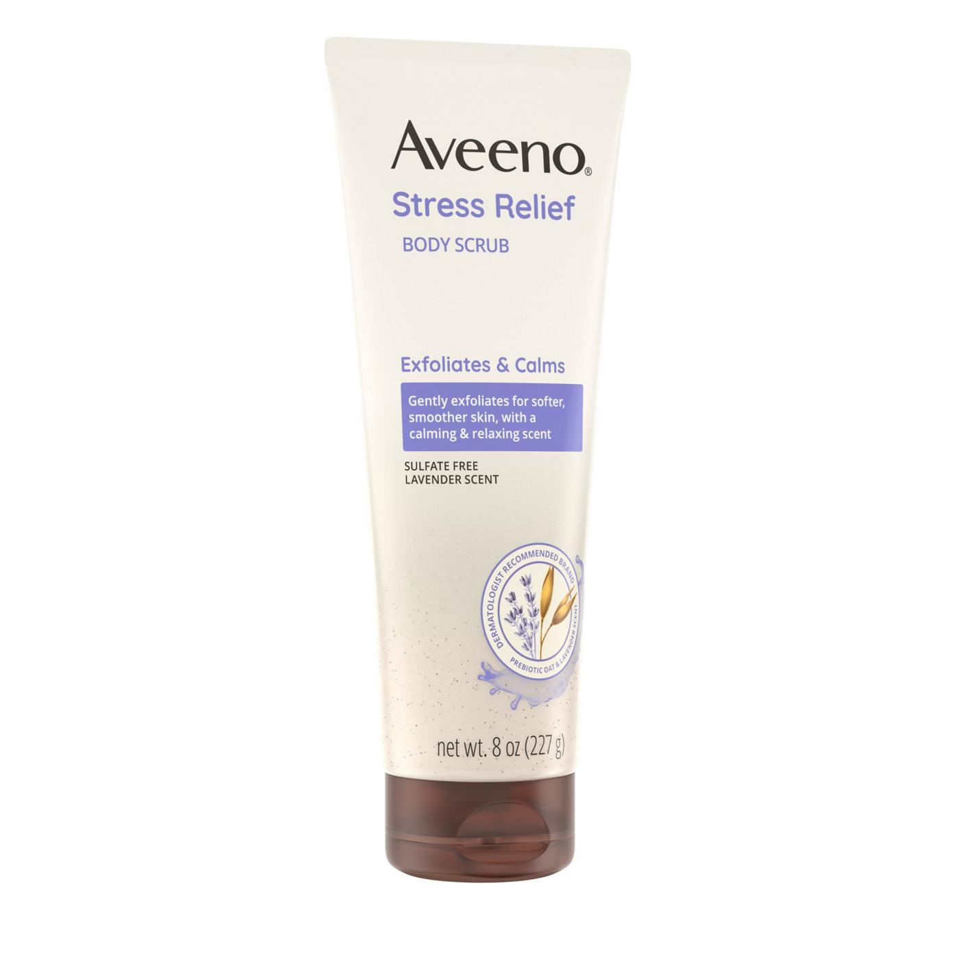 Aveeno Stress Relief Body Scrub - Lavender; image 7 of 8