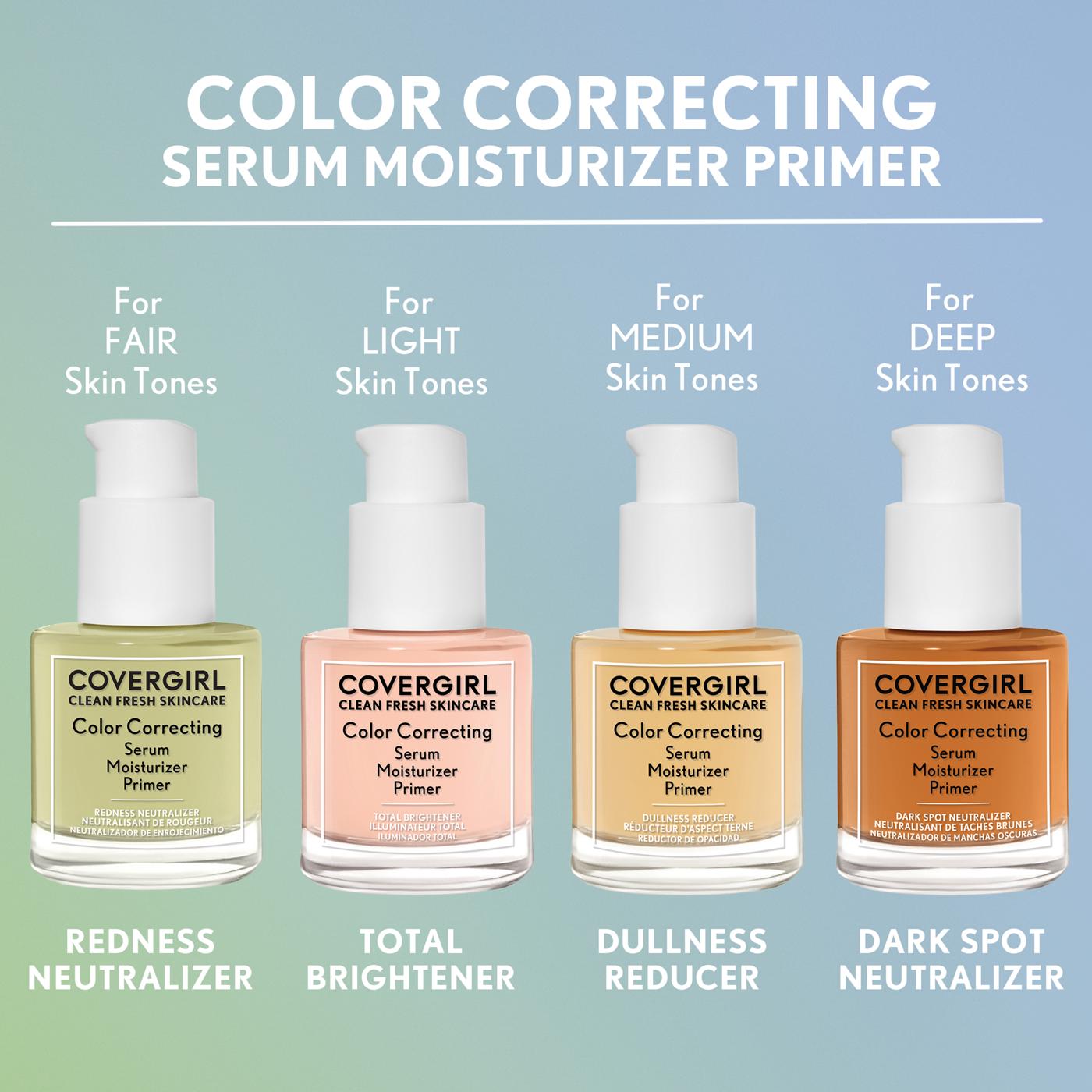 Covergirl Color Correcting Serum Moisturizer Primer Dark Spot