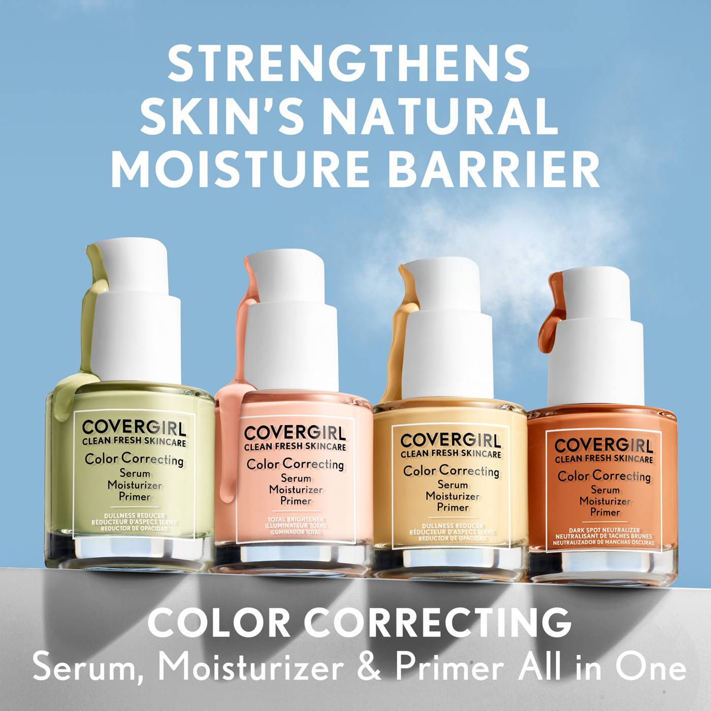 Covergirl Color Correcting Serum Moisturizer Primer Dark Spot