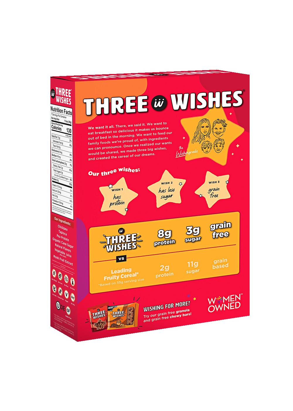 Three Wishes Grain Free Fruity Cereal; image 2 of 3