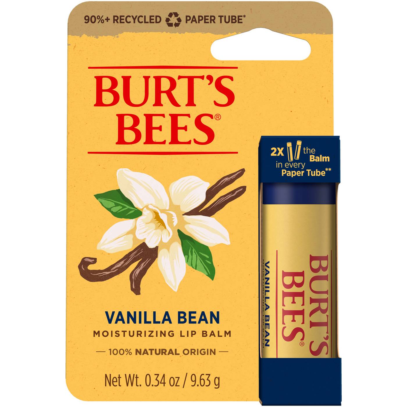 Burt's Bees Moisturizing Lip Balm - Vanilla Bean; image 1 of 9