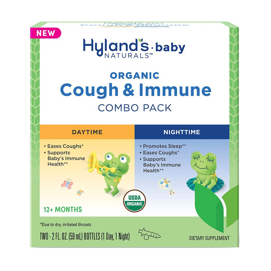 Hyland's Naturals Baby Organic Cough & Immune Combo Pack Day + Night