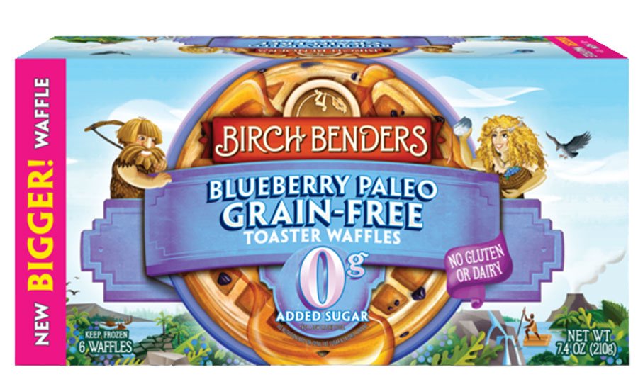 Birch Benders Blueberry Waffle Toaster Waffles, 6 ct | Central